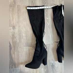 Like-New Shoe Dazzle SWD Over the knee high boots Women’s size 7